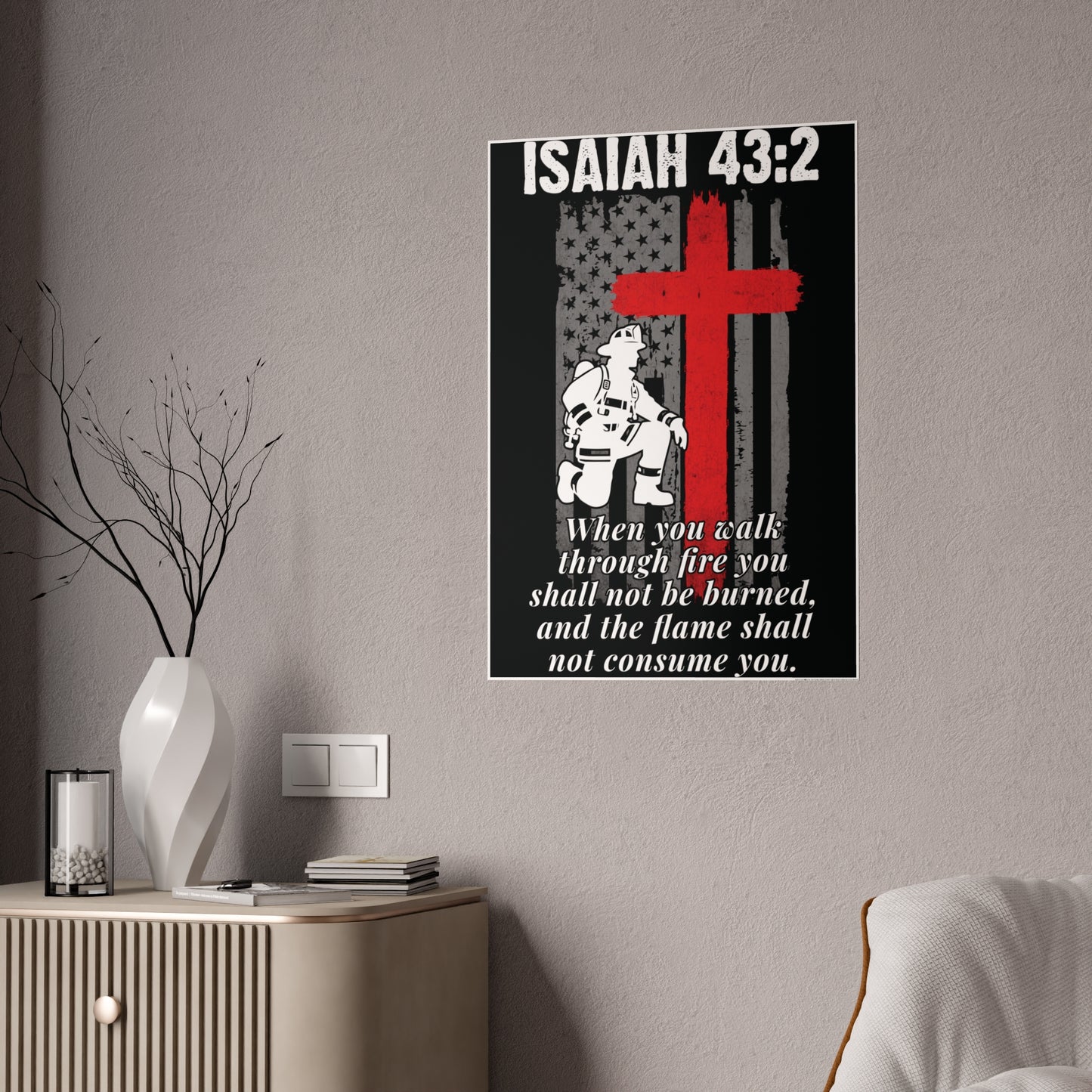 Firefighter Gloss Posters