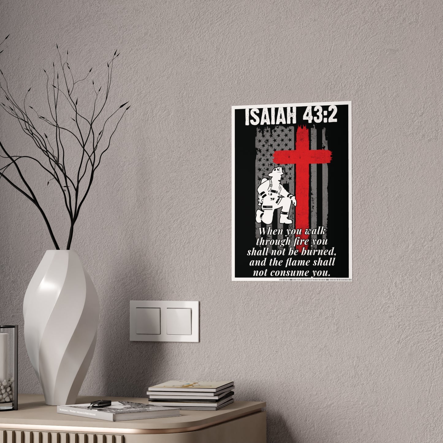 Firefighter Gloss Posters