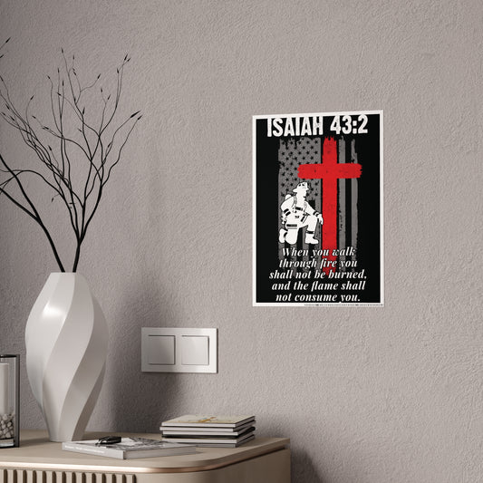 Firefighter Gloss Posters