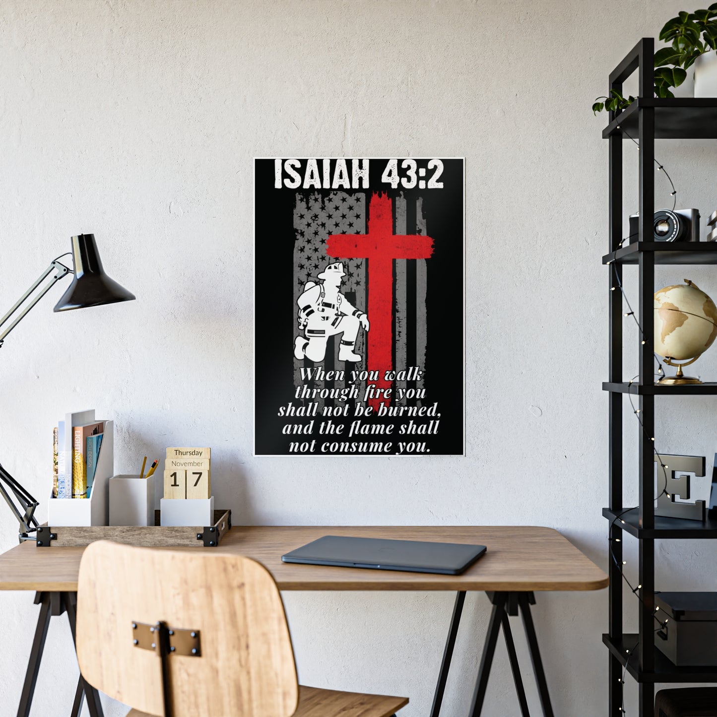 Firefighter Gloss Posters